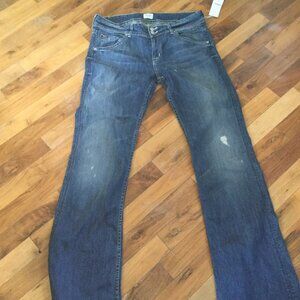 NWT Hudson jeans 33 inch inseam waist measures 17 inches across denim bootcut